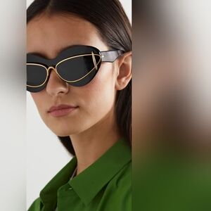 Black and Gold Sunglasses